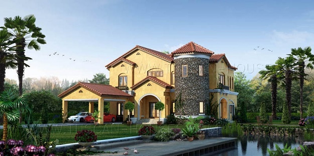 italian style house